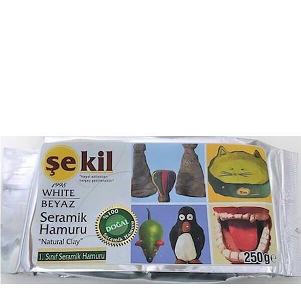 Şekil 250 Gr Beyaz Seramik Hamuru