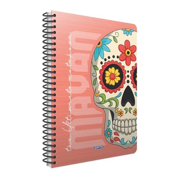Gıpta Mayan A4 100 Yaprak Kareli Spiralli Karton Kapaklı Defter