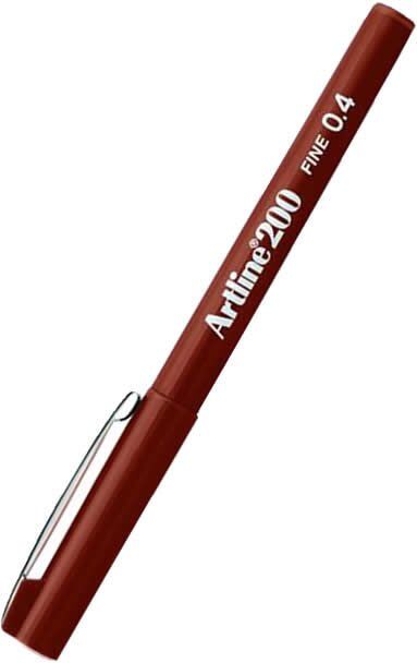 Artline 200N Koyu Kahverengi Fine Writing Kalem