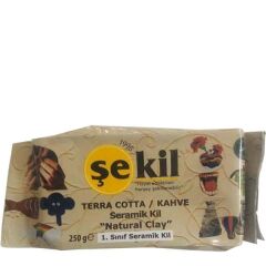 Şekil 250 gr Kahverengi Seramik Kil