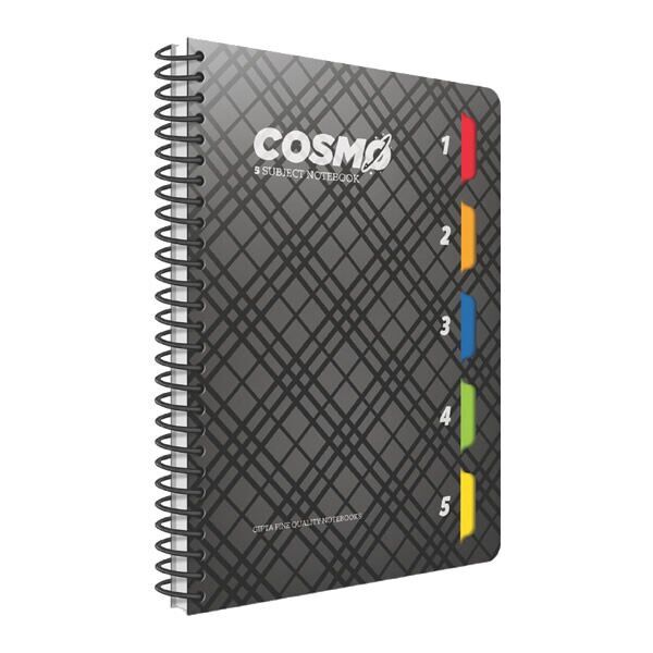 Gıpta Cosmo 17x24 150 Yaprak 5 Seperatörlü Kareli Spiralli Defter