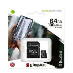 Kingston 64 Gb Microsdxc Canvas Select 80R Hafıza Kartı