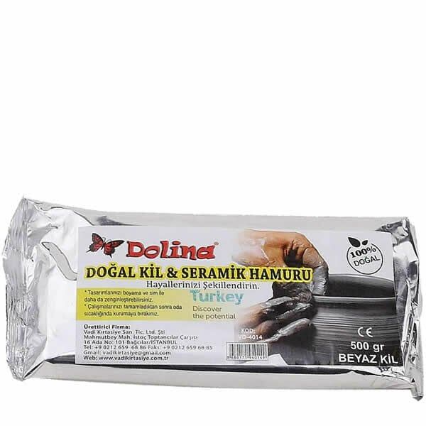 Dolina 500 gr Beyaz Seramik Hamur Kil