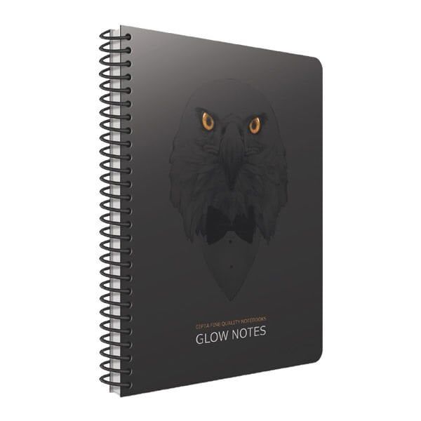 Gıpta Glow Notes A4 80 Yaprak Çizgili Spiralli Karton Kapaklı Defter
