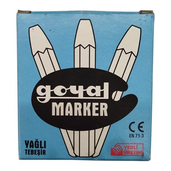 Goyal 12 li Beyaz Yağlı Tebeşir