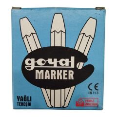 Goyal 12 li Siyah Yağlı Tebeşir