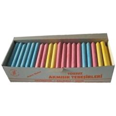 Akmısır 100 lü Renkli Tozsuz Tebeşir