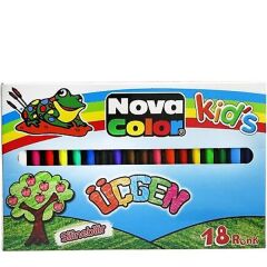 Nova Color NC-2120 18 li Üçgen Mum Boya