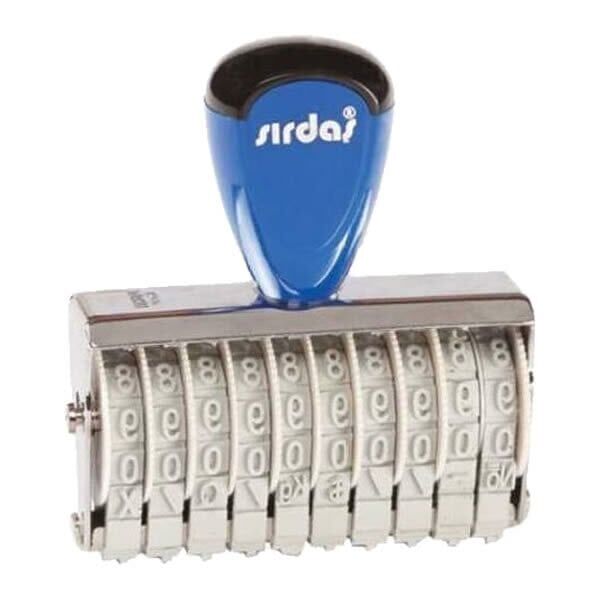 Sırdaş 1658 5 mmx8 Haneli Numaratör Boş Kaşe