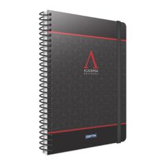 Gıpta Academia A4 120 Yaprak Kareli Spiralli Sert Kapaklı Defter