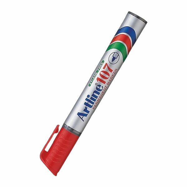 Artline EK-107 Kırmızı Permanent Markör Kalem