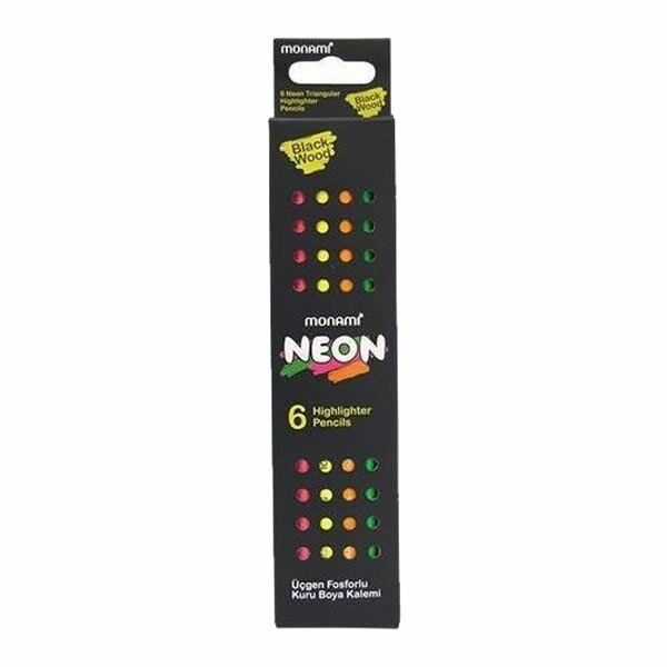 Monami 6 lı Neon Jumbo Kuruboya Kalemi