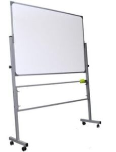 İnter INT-630 100x140 Alüminyum Çerçeve Lamine Yüzeyli Tekerlek Ayaklı Yazı Tahtası