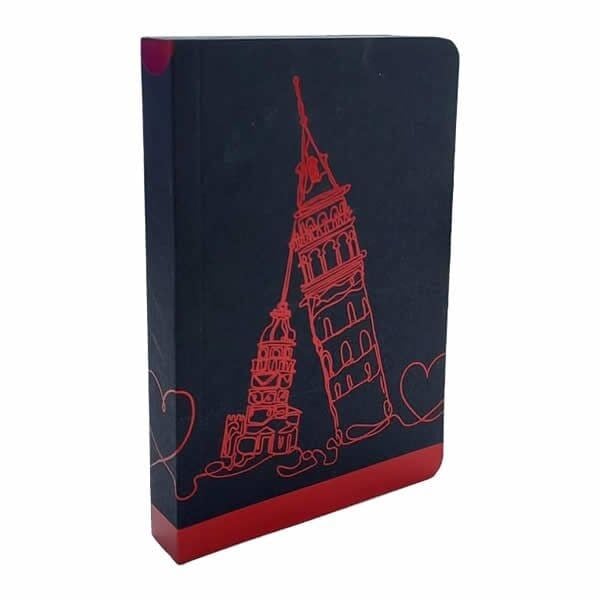 Tosbaa 9,5 x13 İstanbul Düşlerı Kulelerin Aşkı Çizgisiz Defter