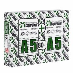 Copier Bond A5 500+500 Adet x 5 Paket 80 gr Fotokopi Kağıdı