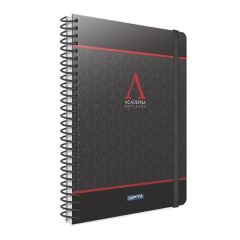 Gıpta Academia 17x24 120 Yaprak Çizgili Spiralli Sert Kapaklı Defter