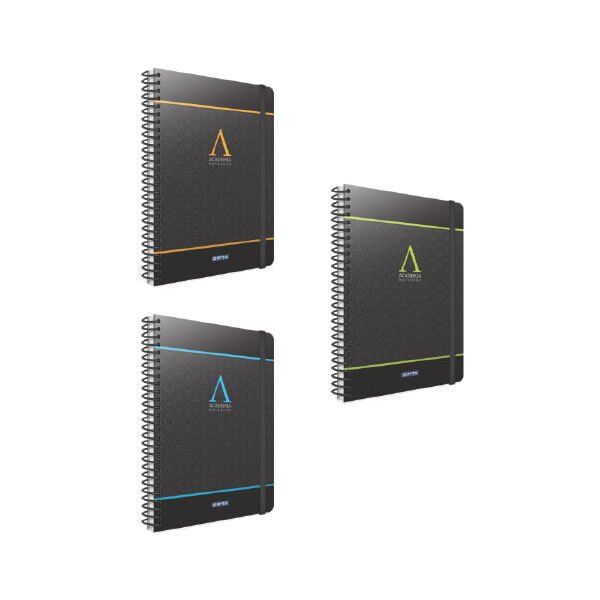 Gıpta Academia 17x24 120 Yaprak Çizgili Spiralli Sert Kapaklı Defter
