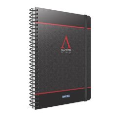 Gıpta Academia A4 120 Yaprak Çizgili Spiralli Sert Kapaklı Defter