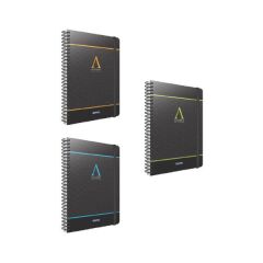 Gıpta Academia A4 120 Yaprak Çizgili Spiralli Sert Kapaklı Defter