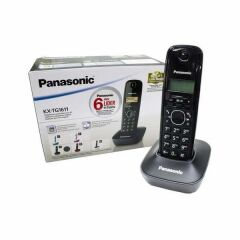 Panasonıc Kx-Tg1611 Siyah Gri 50 Telsiz Telefon