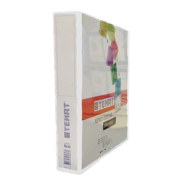 Temat 2025 2 Halkalı 5 cm Beyaz Klasör