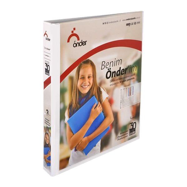 Önder 2003-5 2 Halkalı 3 cm Beyaz Firma Klasörü