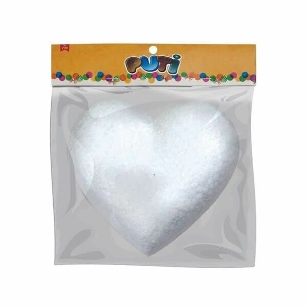 Puti 5022 Tekli 18 cm Köpük Kalp