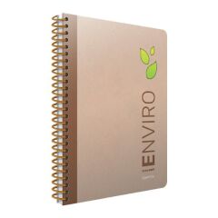 Gıpta Enviro A4 100 Yaprak Kareli Spiralli Kraft Sert Kapaklı Defter