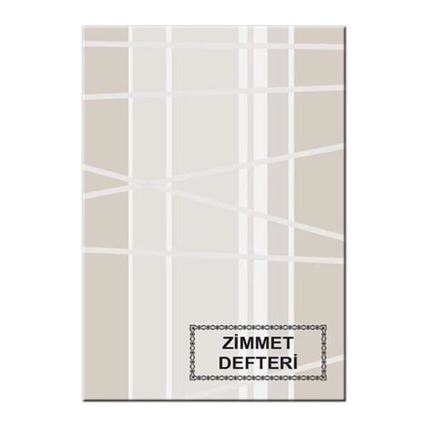 Turkuaz 40 Yaprak Zimmet Defteri