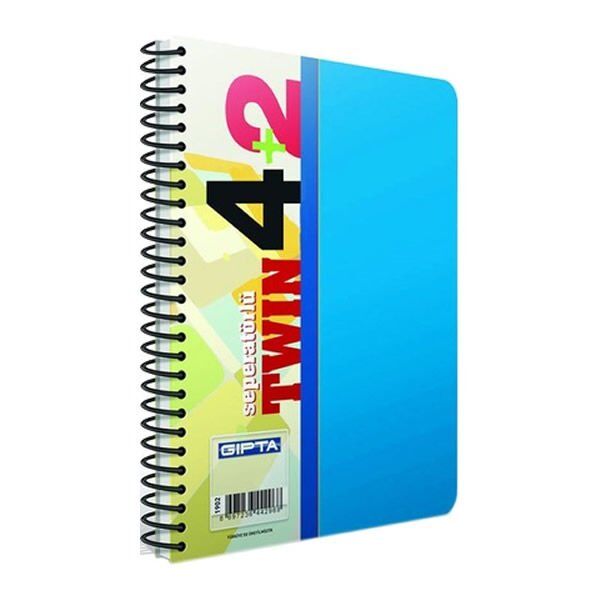 Gıpta Twin A4 200 Yaprak 4+2 6 Seperatörlü Defter