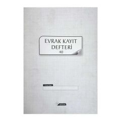 Uysal 40 Yaprak Evrak Kayıt Defteri