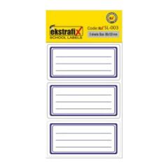 Ekstrafix OK-003 80x120 mm Okul Etiketi
