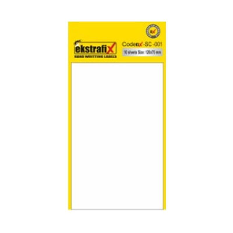 Ekstrafix Sc-001 B Ofis 120x75 Mm 10 Lu Beyaz Etiket