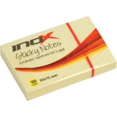 Inox 2359 50x75 100 Yaprak Sarı Not Kağıdı