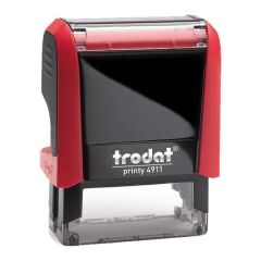 Trodat 4911 P4 Kırmızı Kişisel Küçük Boy Kaşe Boş Kaşe