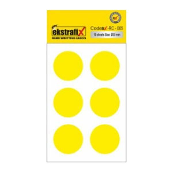 Ekstrafix Rc-005 B 30 mm Sarı Ofis Etiket