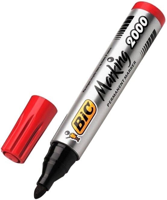 Bic 8209133 2000 Yuvarlak Uçlu Kırmızı Markör Kalem