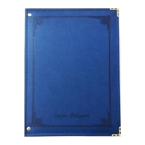 Önder 7100-6 12 Yaprak Lacivert Termo Deri İmza Dosyası