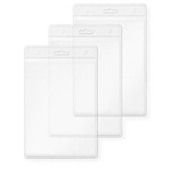 Inox 100x140 mm 100 lü Dikey Yaka Kart Poşeti