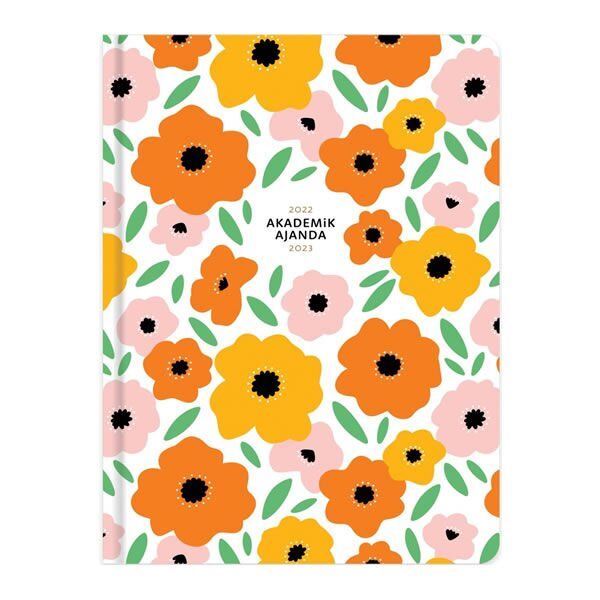 Keskin Color 830253-99 17x24 cm Ciltli Rengarenk Akademik Ajanda