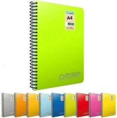 Gıpta Chromo A4 100 Yaprak Çizgili Spiralli Defter