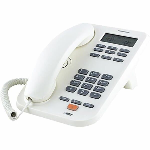 Karel Nt-11A Krem Arayan Numara Gösteren Telefon