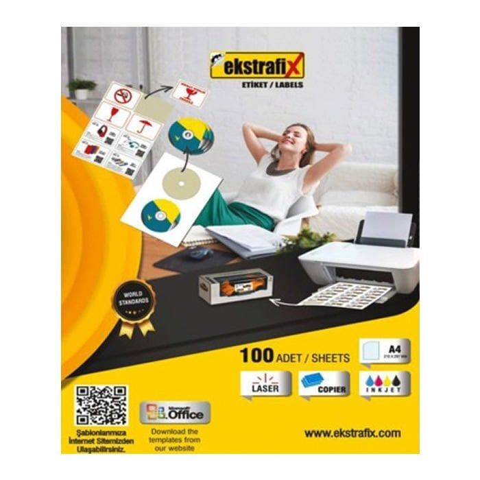 Ekstrafix Dl-009 80x120 mm Dekoratif Etiket