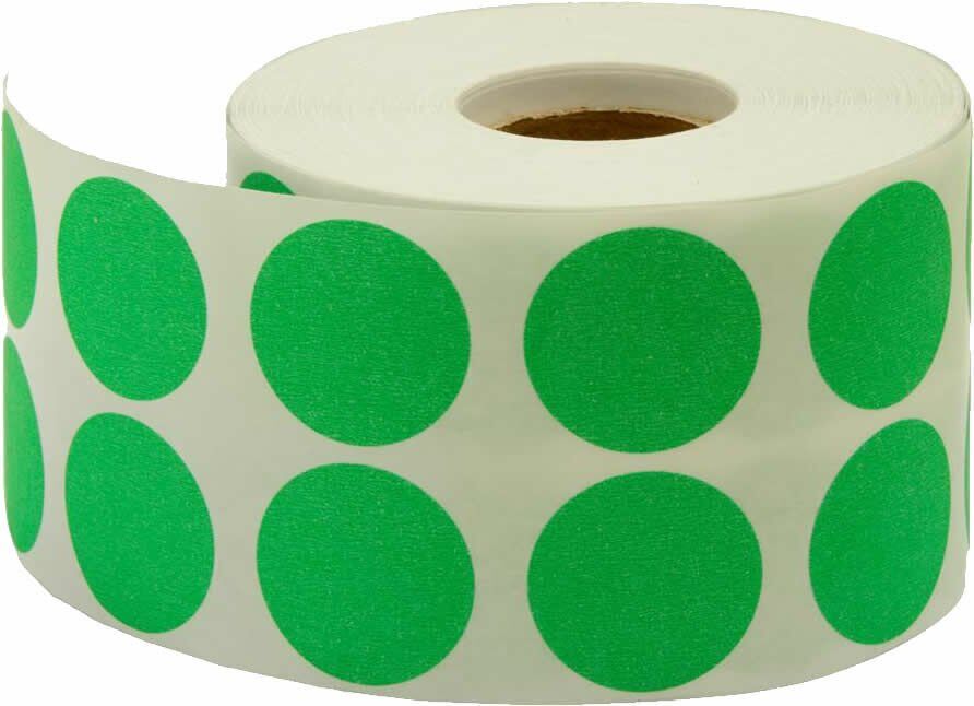 Ekstrafix 30 Mm Yeşil Nokta Etiket