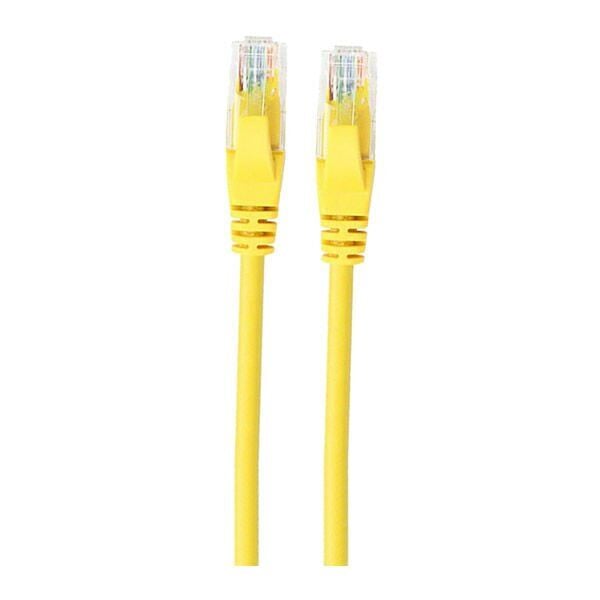Vcom NP611B-Y 0,50 mt Cat6 Sarı Utp Patch Kablo