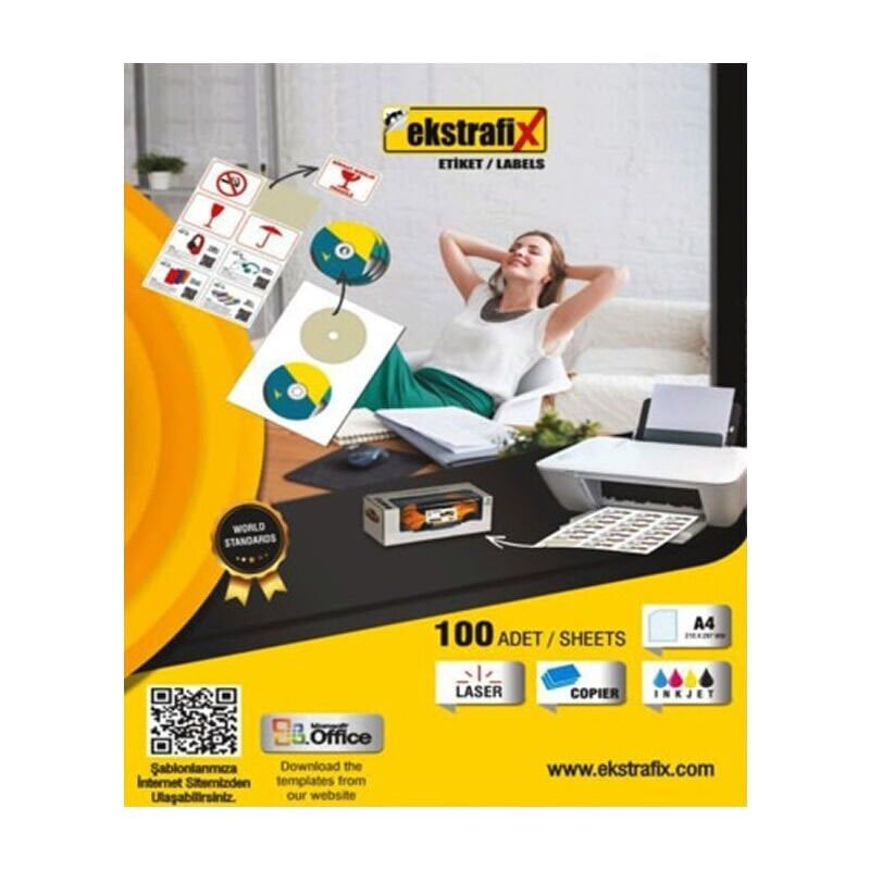 Ekstrafix Dl-005 80x120 mm Dekoratif Etiket