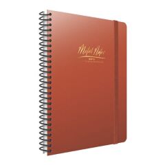 Gıpta Metal Notes A4 80 Yaprak Kareli Spiralli Plastik Kapak Defter