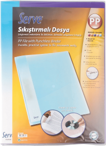 Serve SV6940 Pastel Turuncu Sıkıştırmalı Dosya