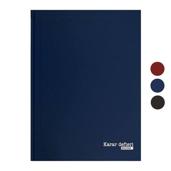 Bayındır BCD0110 24x34 72 Yaprak Karar Defteri