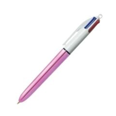 Bic Shıne 4 Colours Pembe Gövde Tükenmez Kalem